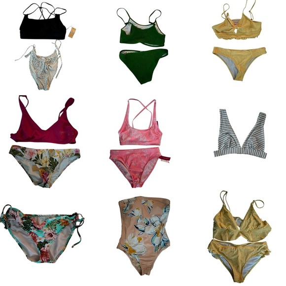 15 pieces total that can be Mix and Match Bikinis size L - Picture 1 of 10